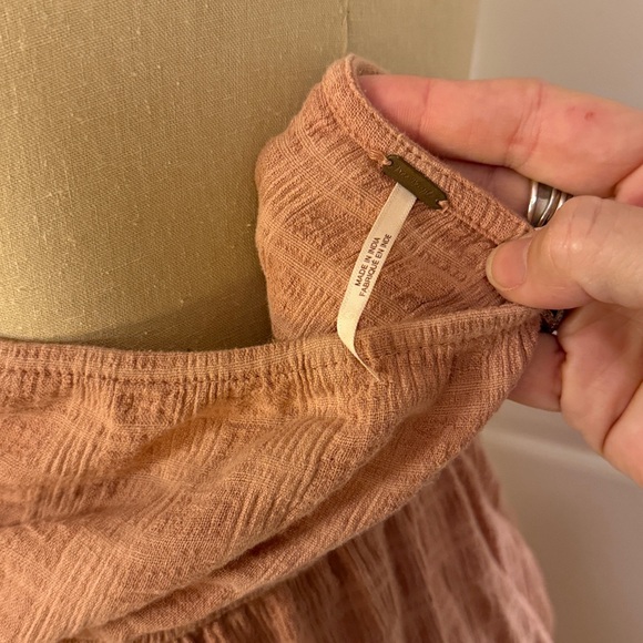 Free People Backless Halter Dress in Rust - Picture 2 of 6